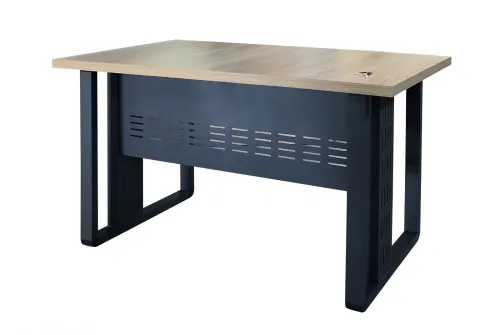 Bureau local en mélamine pieds métallique #59