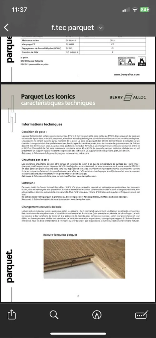 Parquet pvc