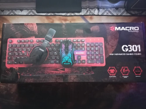 Pack clavier et souris gaming LED (USB)