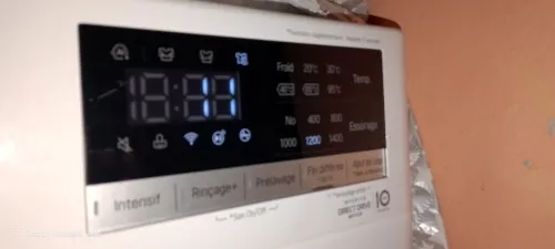 LG Machine à laver F4V5RYP0W 10.5kg A+++ ThinQ Wifi