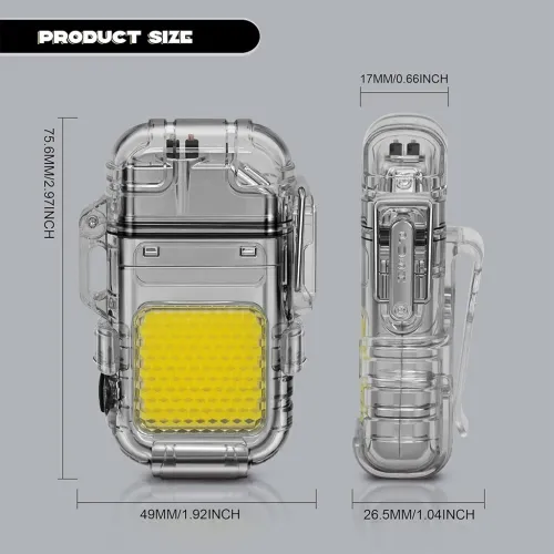 Bri-quet et Lampe Torche LED Portable  مصباح محمول مع ولاعة