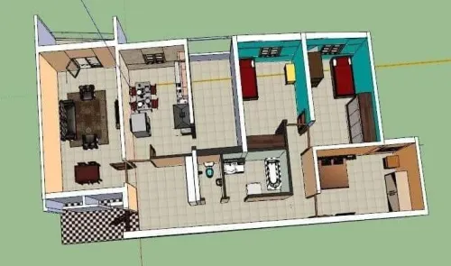 Location Appartement F4 Alger Mahelma