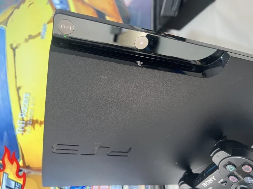 Play3 slim b ticket de garantie flache+20 jeux installé manette jamais utilisé