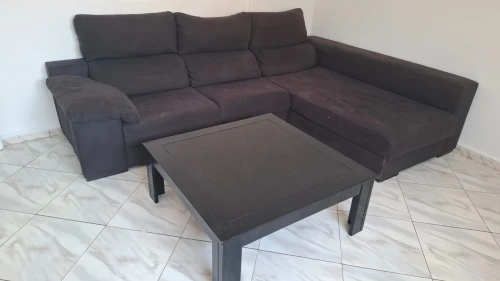 Salon L et table basse 