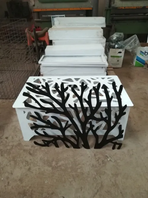Peinture époxy électrostatique au four 