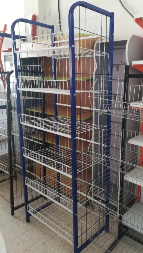 Présentoir Métallique, Porte Livre, Rayonnage, Étagère 