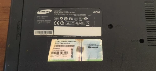 Pc portable Samsung R730