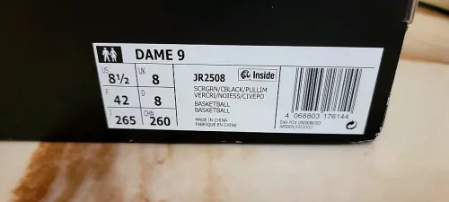 Adidas Dame 9 Originale pointure 42