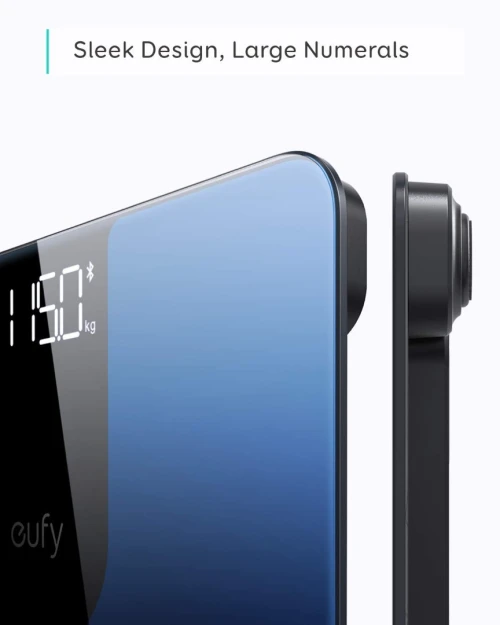 Pese Balance Personne Intelligent Anker Eufy Smart Scale P1 Black