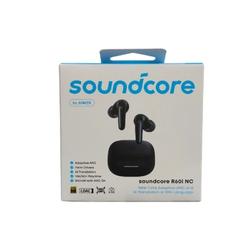 Écouteurs Anker R60i NC ANC Bluetooth 6.1 Son Hi-Res LDAC 50H 6Microphones Traduction IA Instantanée
