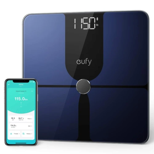 Pese Balance Personne Intelligent Anker Eufy Smart Scale P1 Black