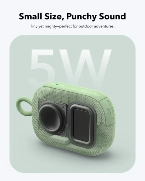 Baffle Anker Soundcore Select 4 Go Enceinte Bluetooth, 20h, IP67, Flottante, Son Puissant de 5W