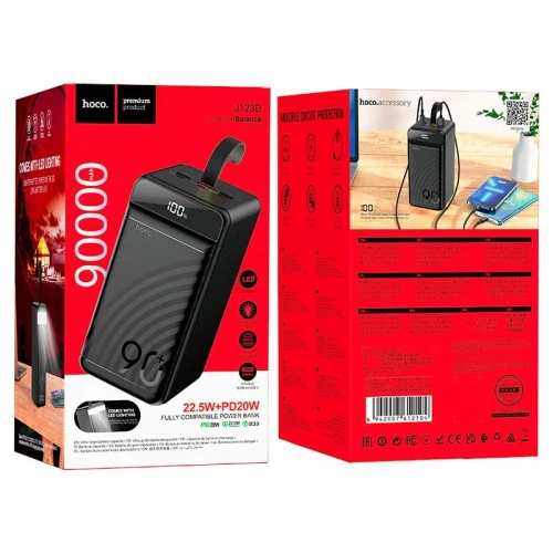 Power bank Hoco J123D 90000mah 22.5W Charge Rapide
