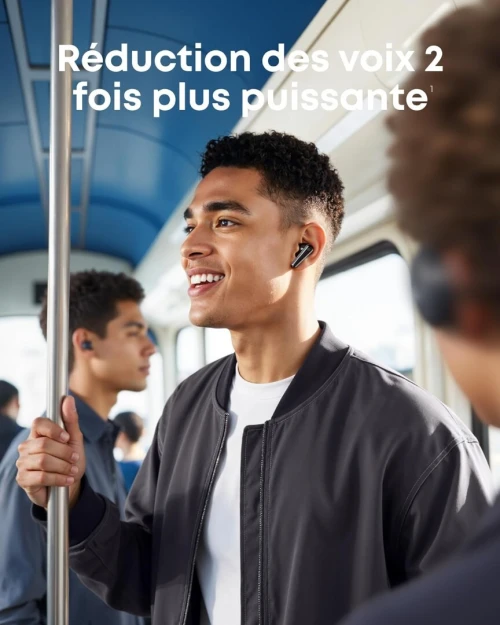 Ecouteurs Anker Liberty 5 sans Fil Bluetooth, Réduction de Bruit, ANC , Charge Rapide , 6 Mics