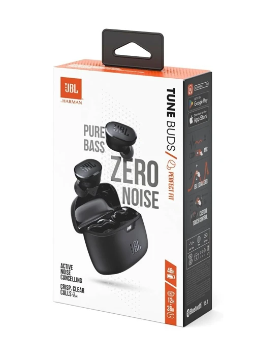 Airpods JBL Tune Buds Perfect Fit , Écouteurs sans fil avec Réduction de Bruit, Bluetooth 5.3, 48h