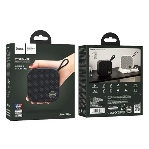 Baffle Hoco HC22 Mini Enceinte Bluetooth haut parleur compact 5W, 4 Heures d'autonomie
