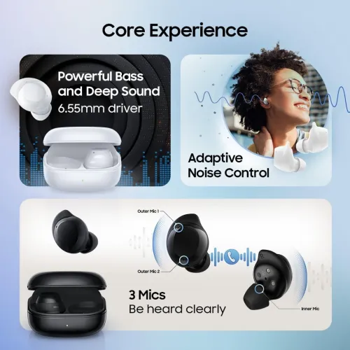 Airpods Samsung Galaxy Buds Core Bluetooth 5.4 ANC Active Noise Cancelation 35 heures