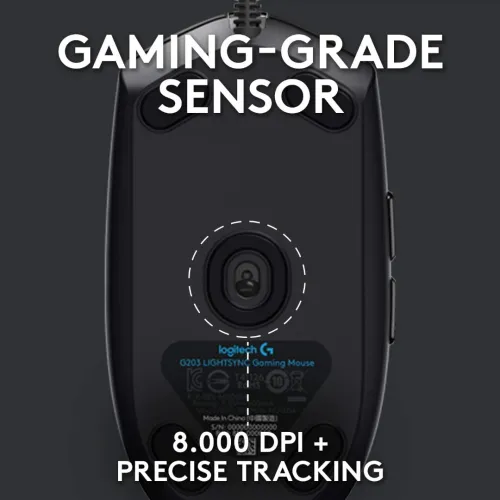 Souris Gaming Logitech G102 RVB LIGHTSYNC Optical 8000DPI