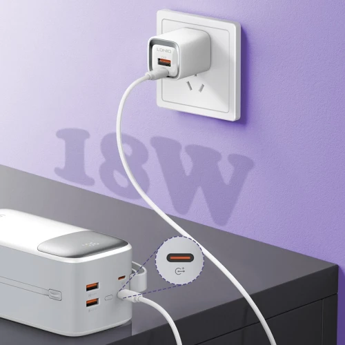 Powerbank Ldnio 50000mah PQ50 22,5W Câbles intégrés: USB-C/Lightning