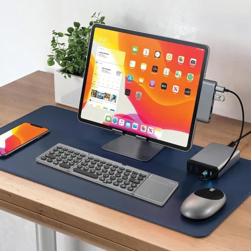 Clavier Green Lion Tri-Fold GKM55 Sans Fil Pliable Ultra-Fin Avec Pavé Tactile Intégré et Bluetooth 5.0