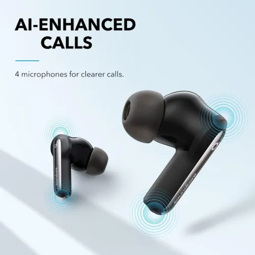 Airpods Anker Life P3i Écouteurs Bluetooth sans Fil Autonomie 36H Charge Rapide Bluetooth 5.2