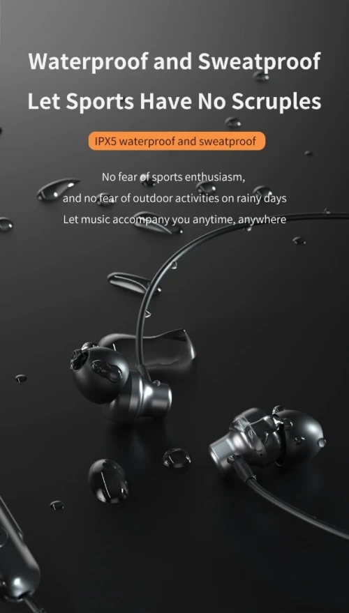 Écouteurs Lenovo XE05 Sans Fil Sports Etanche - Bt5.0 - Intra-Auriculaire - 8H 