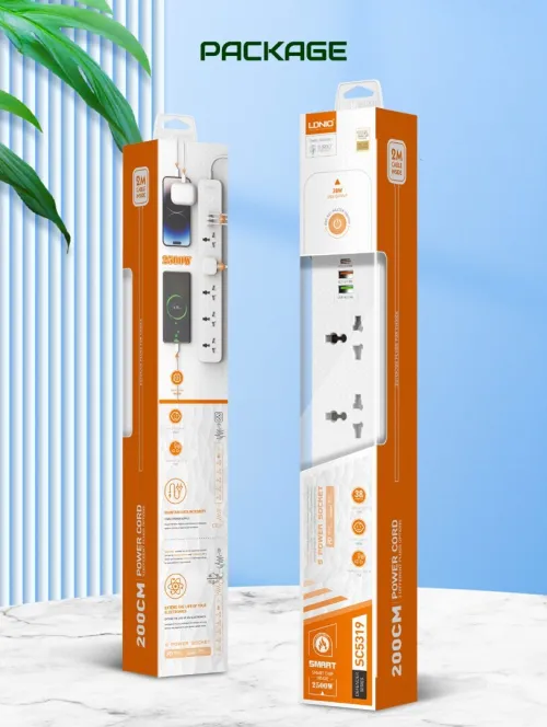 Rallonge Multiprise LDNIO ( SC1418 / SC2413 / SC3301 / SC3412 / SC3416 / SC4407 / SC4408 / SC5319 / SC5614 / SC10610 / SC6403 / SEW3452 / Z4 )