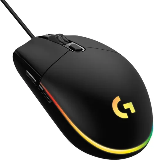 Souris Logitech Gaming G203 LIGHTSYNC USB 6 Boutons Programmables, Capteur Niveau Gaming, 8 000 PPP
