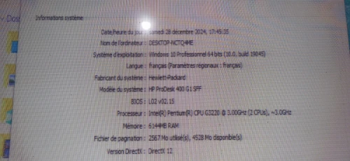 pc de bureau professionnel hp prodesk 400 g1 sff