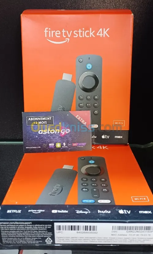 TV BOX FIRE TV STICK 4K ULTRA HD 2em génération + IPTV 1ANS 