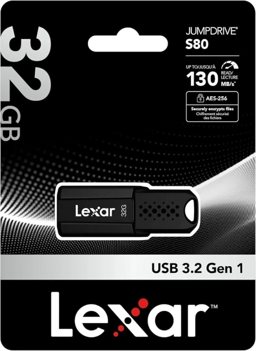 FLASH DISQUE LEXAR JUMPDRIVE S80 32GB 64GB USB 3.2