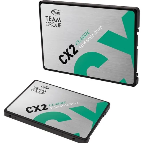 TEAMGROUP SSD CX2 512GB SATA 2.5" - SATA III 6GB/S - 530 MO/S - SLC CAHCING - SLIVER