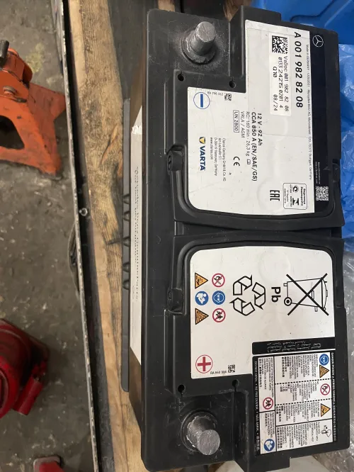 Batterie Varta 92AH origine Mercedes