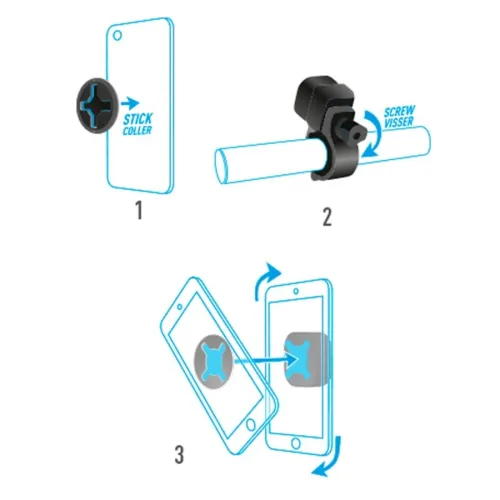 Support smartphone moto et vélo UFIX bike kit Neuf