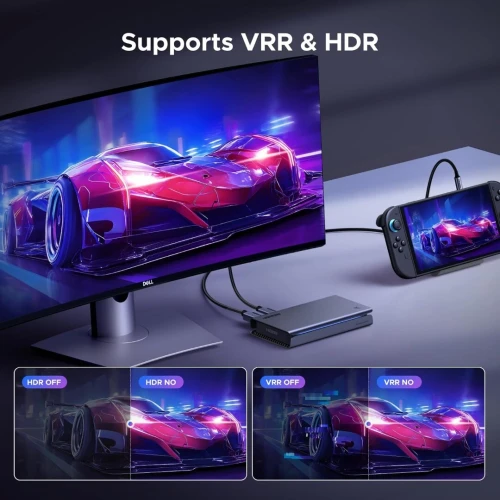 UGREEN 4K 144Hz Carte Acquisition Vidéo HDMI 2.1 USB 3.2 Gen 2 Enregis 4K 144Hz en Streaming  Sortie