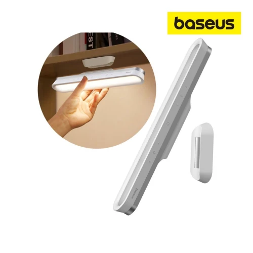 Baseus LED Lampe de Bureau Magnétique Lampe de Table Armoire Lumière USB Rechargeable 