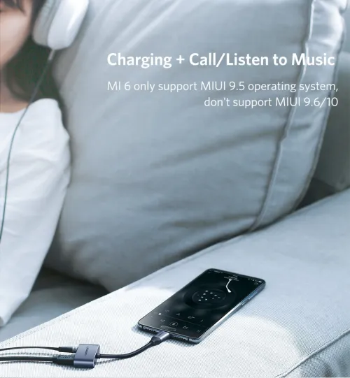Adaptateur T  USB C vers 3,5 mm, écouteurs audio AUX 2 en 1 + charge PD Huawei + OnePlus + Xiaomi
