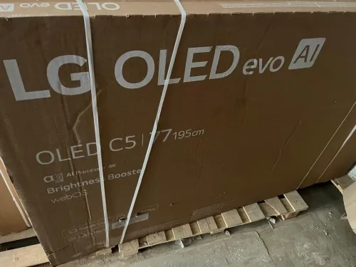 TV LG OLED EVO 77" C5 SMART 4K 144FPS HDMI 2.1  2025 EUROPÉEN / OLED77C5 195 cm NEW 2025