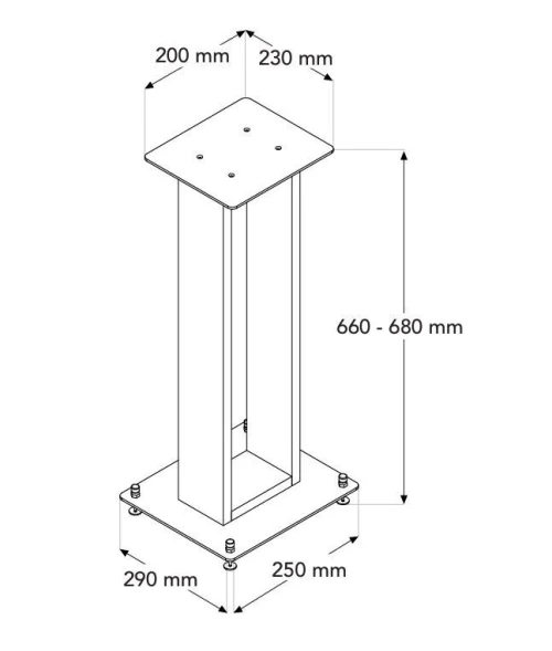 NorStone ALVA Plus (LA PAIRE) - Pieds Pour Enceintes
