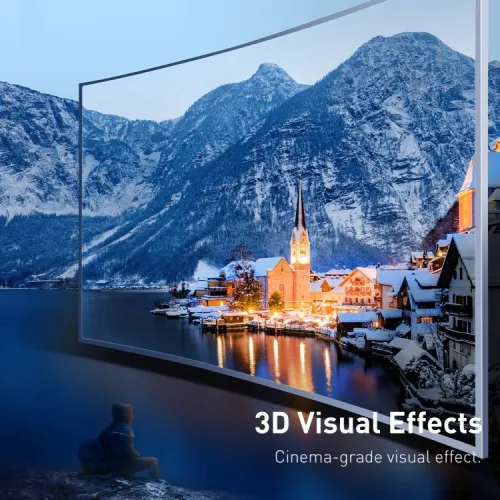 Baseus Câble HDMI 2.1 8K 60Hz * 4K 120Hz * UHD Haute Vitesse 48 Gbps - 1 Métre