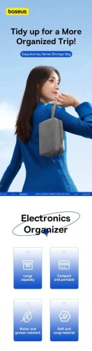 Baseus Sac De Rangement Numérique Et Accessoires Électroniques * Étui Organisateur