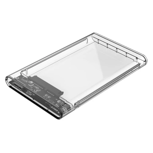 Orico 2,5 pouces (6,35 cm) SSD Sata Disque dur externe Portable Case Cover USB3.0 Transparent 