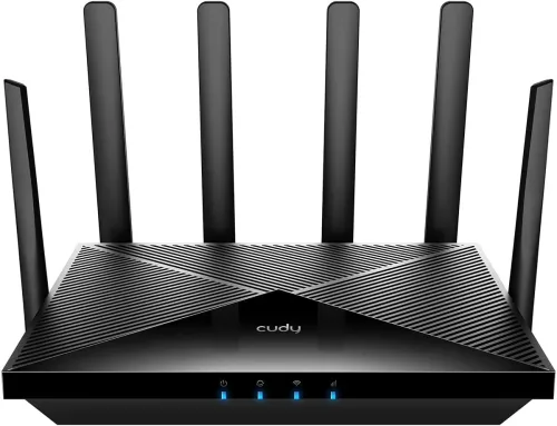 Cudy P5 Routeur 5G NR SA NSA WiFi 6, AX3000 Dual SIM, Qualcomm IPQ5018, SDX62, 4 x 4 MIMO, Open VPN