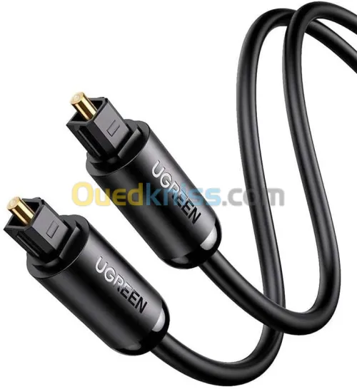 Ugreen Câble Audio Fibre Optique UGREEN 1,5 m Noir ( optique numérique Toslink ) 