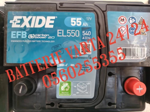 BATTERIE EXIDE (START-STOP) EFB EL550 12V 55AH 540A(EN)