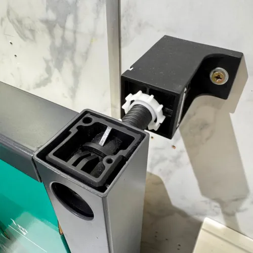 CHASSE D EAU ENCASTRE WC SUSPENDU HANSGROHE REF-01022180 AVEC PLAQUE REF-66002000 DOUBLE CHROME