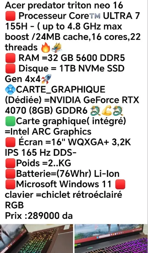 Lot pc portable 