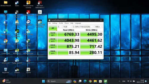 Western Digital 512GB M.2 PCIe NVMe SSD Gen4 x4 6600MB/s + BEASUS Lecteur De Boîtier SSD M.2 NVMe