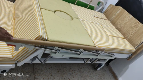 Lit Médicalisé Manuel 7 Position Avec Toilettes En ABS Importation