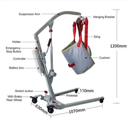 LÈVE-PERSONNES - soulève malade 180 KG - HOSPICARE / حامل المريض 
